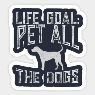 Life Goat Pet All The Dogs Sticker